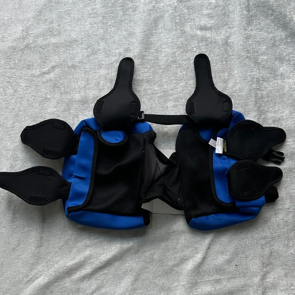 Dog Saddlebag by Dicken’s Closet Water-Resistant Blue Large NWT